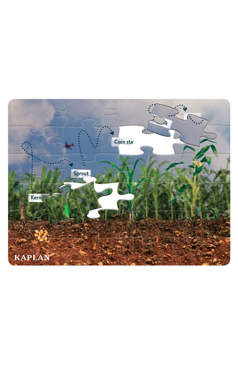 Kaplan Early Learning Company Corn Life Cycle Floor Puzzle - 24 Pieces, Alternate, color, Multicolored