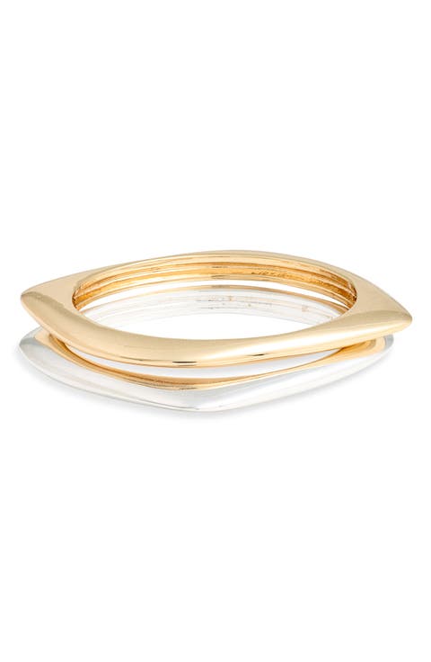 Set of 2 Angled Bangles