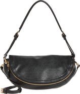 MANGO Getaria Semicircular Faux Leather Shoulder Bag