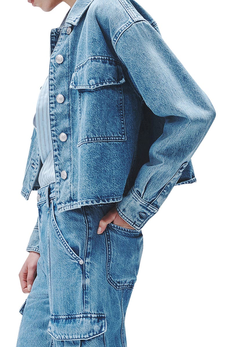 rag & bone Jaiden Denim Jacket, Alternate, color, Elle