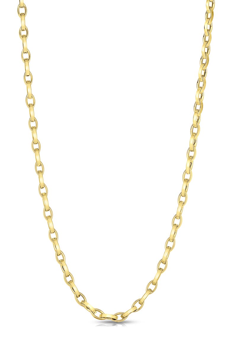Roberto Coin Chain Necklace, Main, color, 