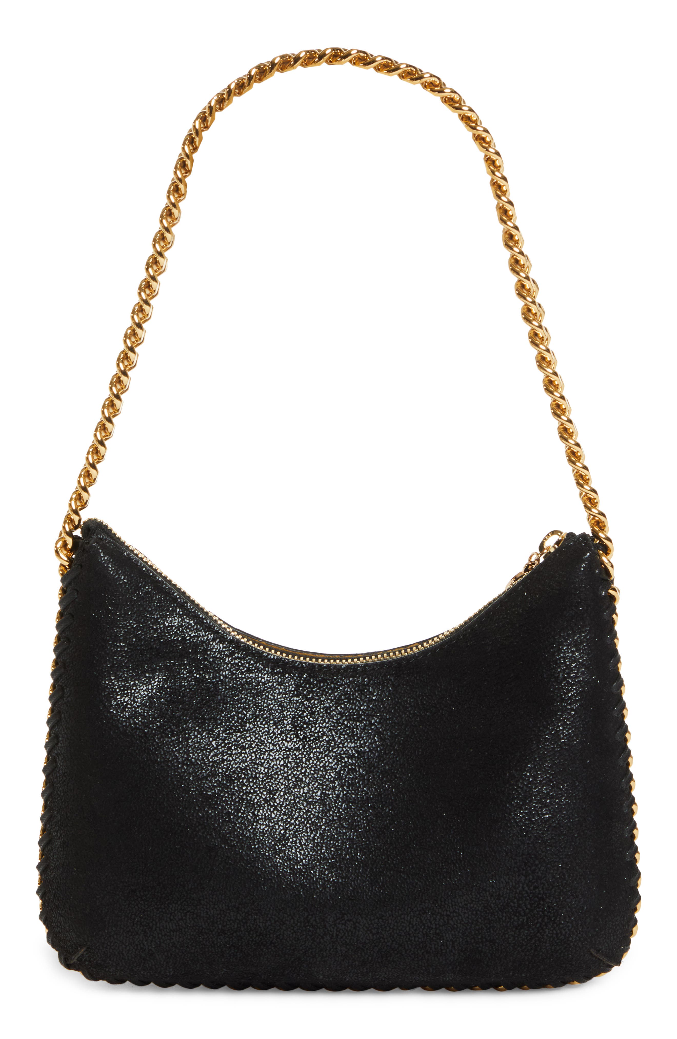 Stella McCartney Falabella Mini Faux Leather Shoulder Bag, Alternate, color, 