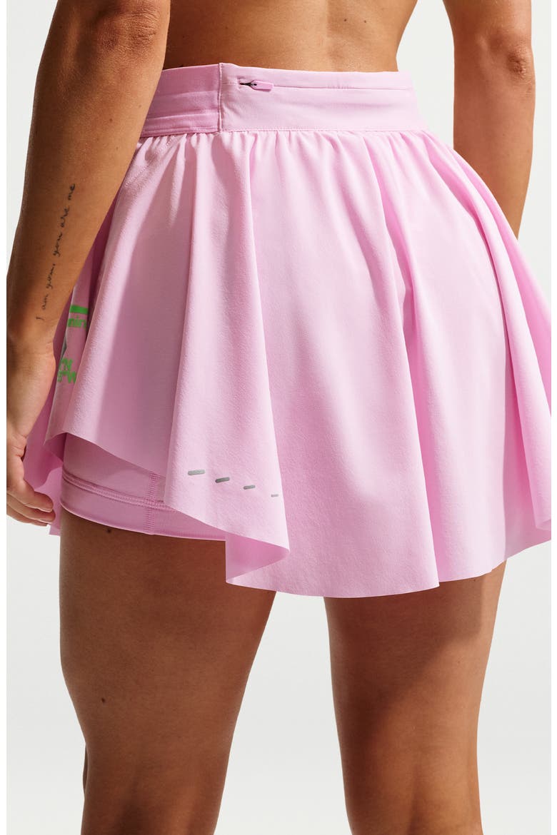Performance Miniskirt, Alternate, color, PINK RISE/ BLACK