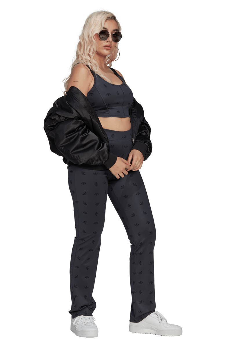 adidas Trefoil Corset Crop Top, Alternate, color, 