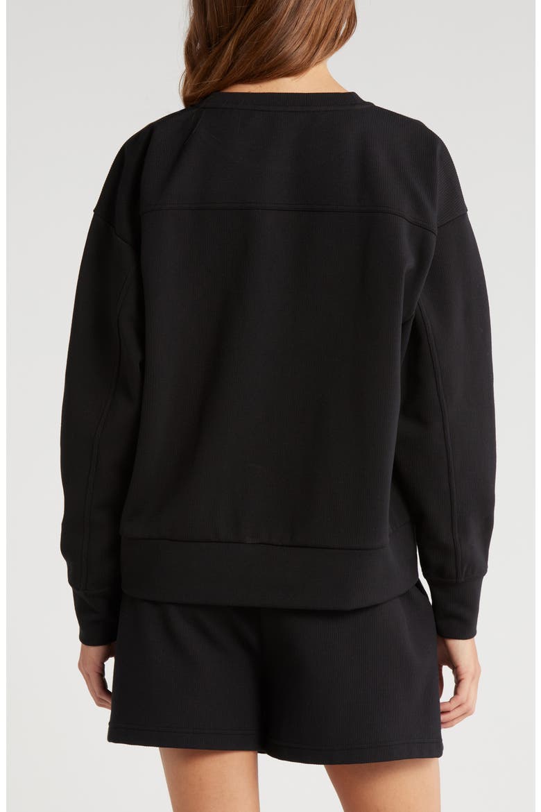 Plush Ottoman Sweatshirt, Alternate, color, BLACK