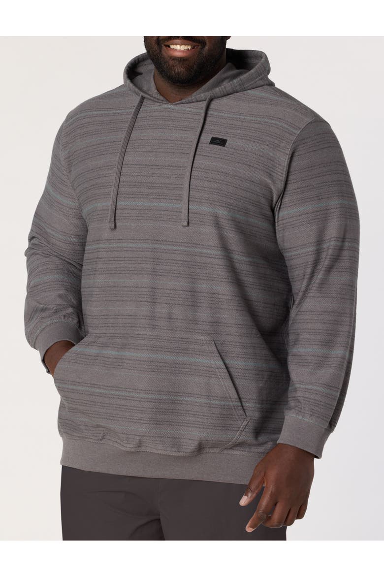 Big & Tall Bavaro Striped Pullover Hoodie V2, Main, color, DARK SHADOW