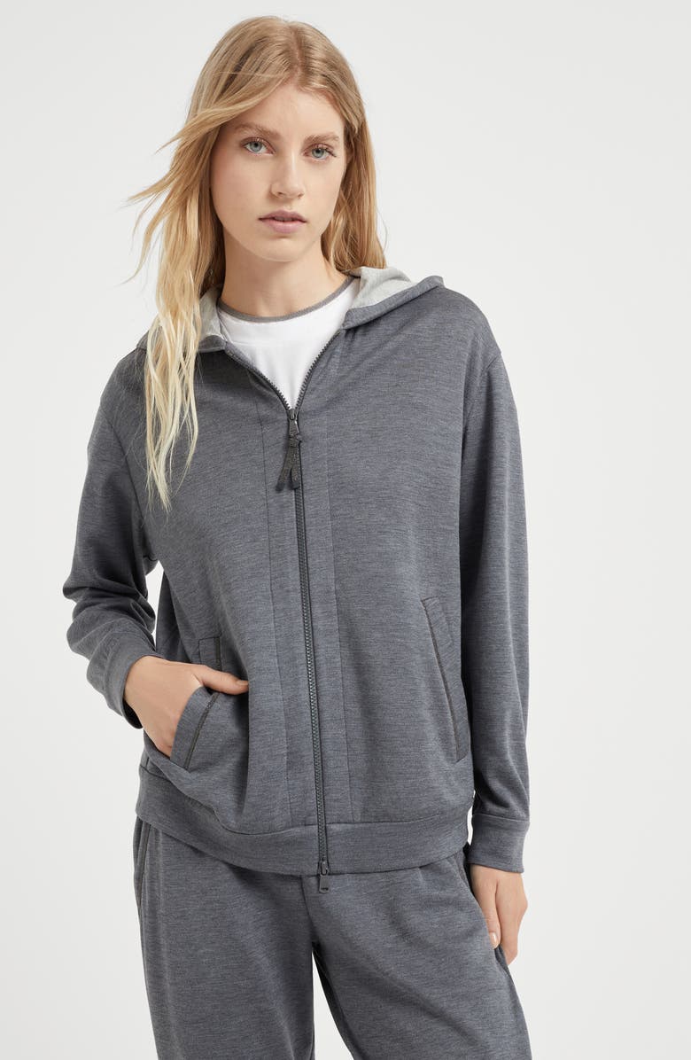 Brunello Cucinelli Sweatshirt with monili, Alternate, color, 