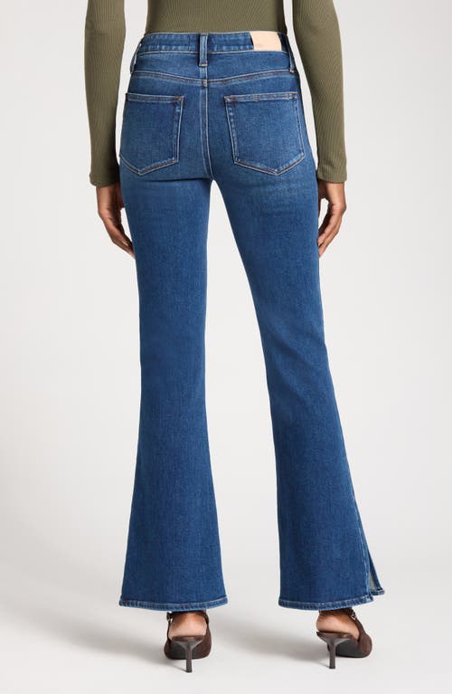 Paige Laurel Canyon High Waist Bootcut Jeans In Blue