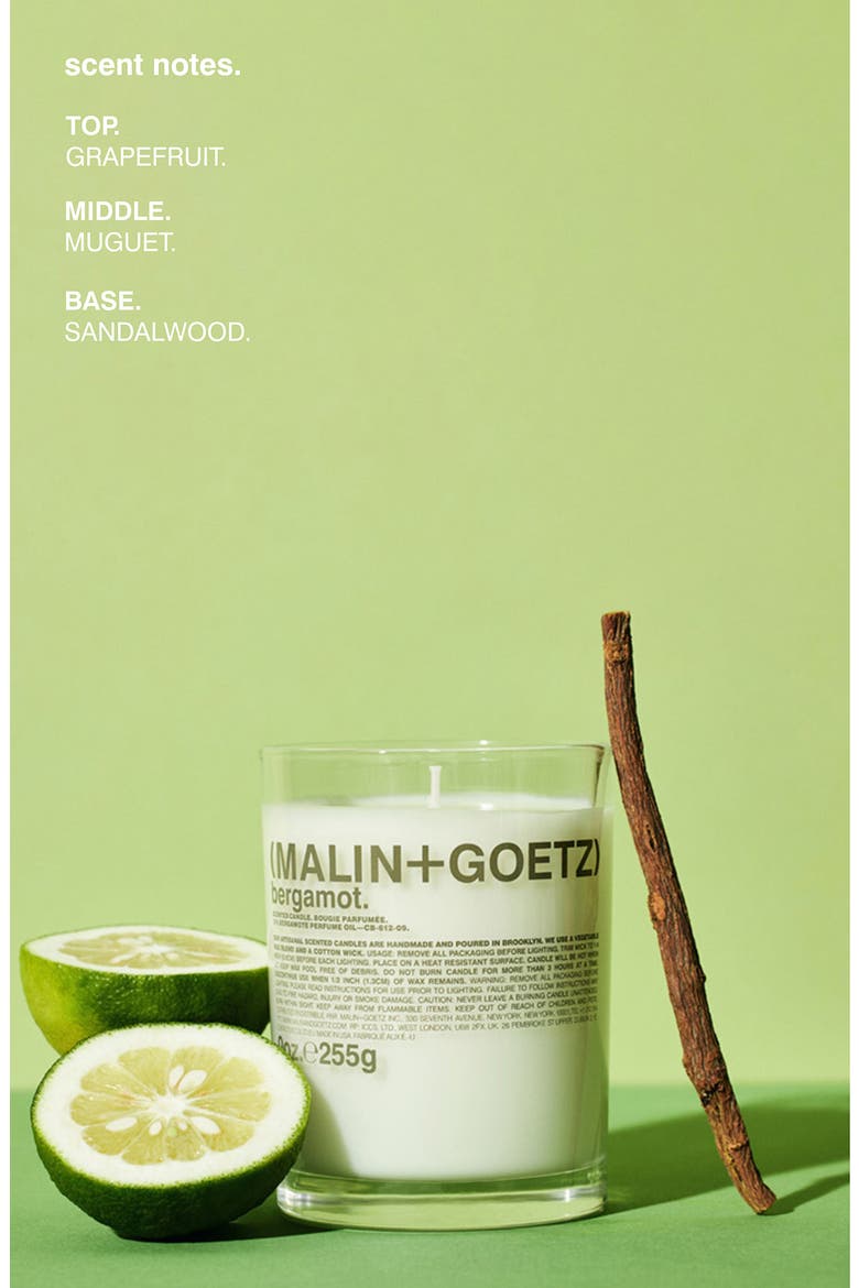 Bergamot Scented Candle, Alternate, color, BERGAMOT