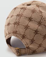 MANGO Jacquard Logo Baseball Cap