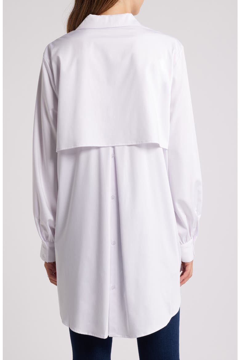 Adele Trench Shirt, Alternate, color, WHITE