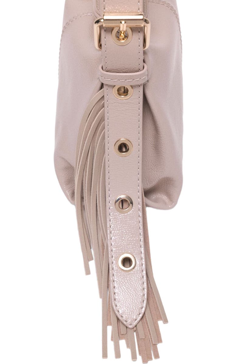 maje Naplak leather Miss M Mini bag, Alternate, color, Navy