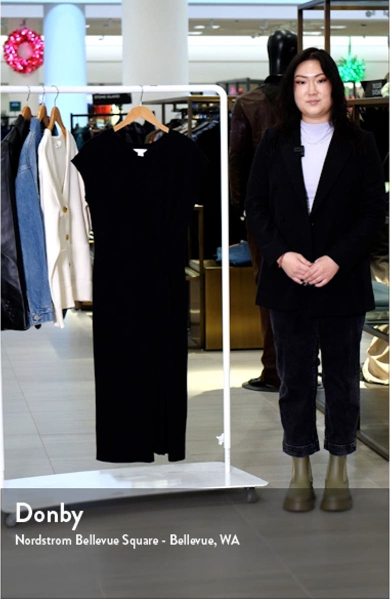 Caslon® Drawstring Waist Organic Cotton TShirt Dress Nordstromrack