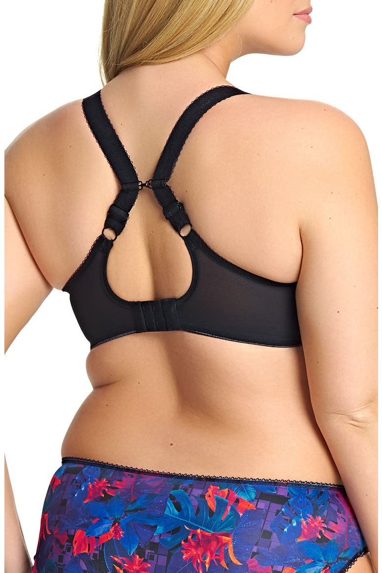 Moonlit Underwire Plunge Bra, Alternate, color, TROPICAL