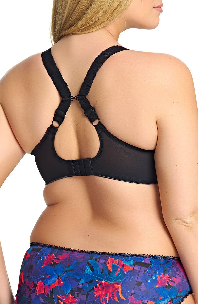 Elomi Moonlit Underwire Plunge Bra, Alternate, color, 