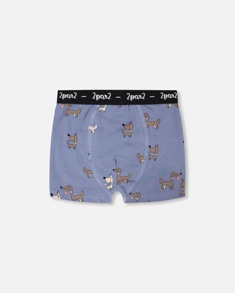 Organic Cotton Dog Elastic Waist Boxer (Toddler, Little Kid & Big Kid)