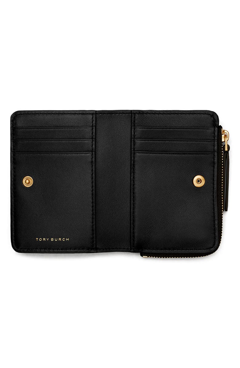 Tory Burch Kira Chevron Quilted Leather Bifold Wallet, Alternate, color,