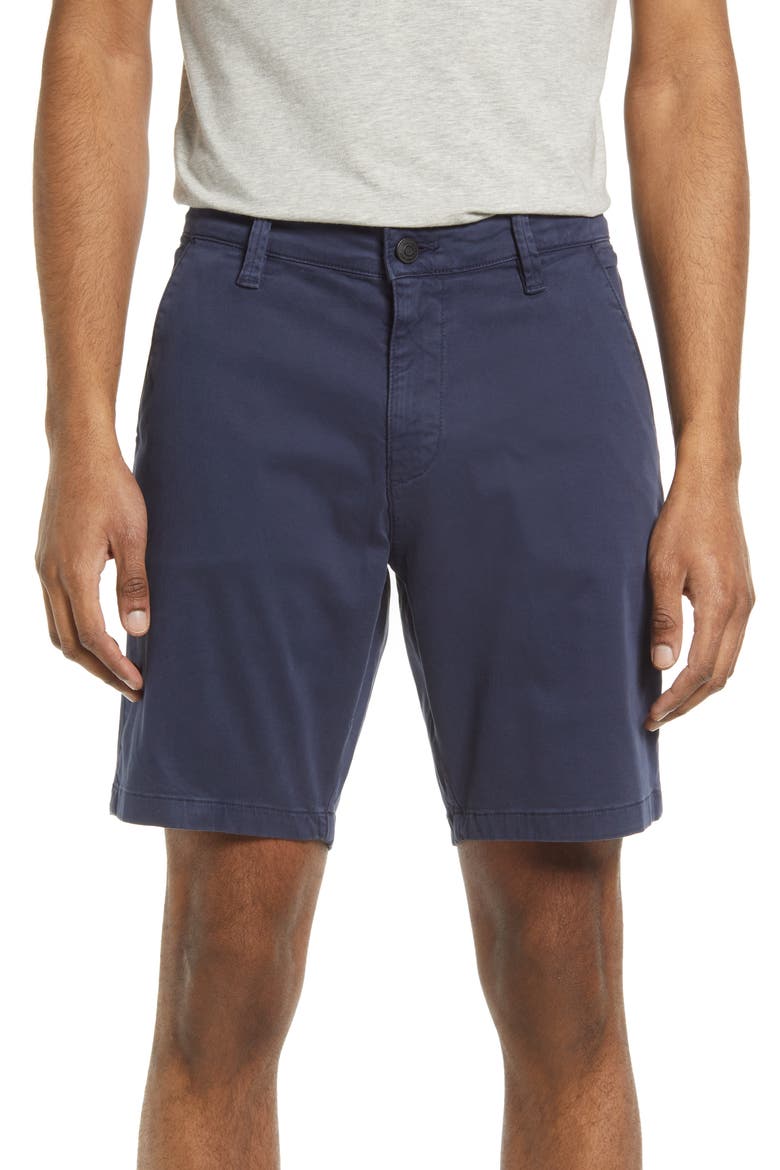 Men's Noah Stretch Twill Shorts, Main, color, DARK NAVY TWILL
