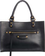 Balenciaga Medium Le City Sleek Leather Tote