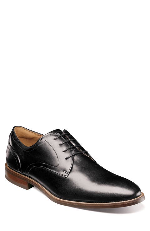 Ruvo Plain Toe Leather Derby (Men)
