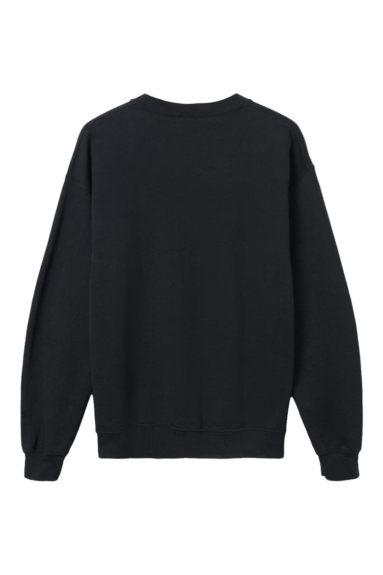 New York Giants Helmet Flea Market Crewneck Sweatshirt, Alternate, color, BLACK