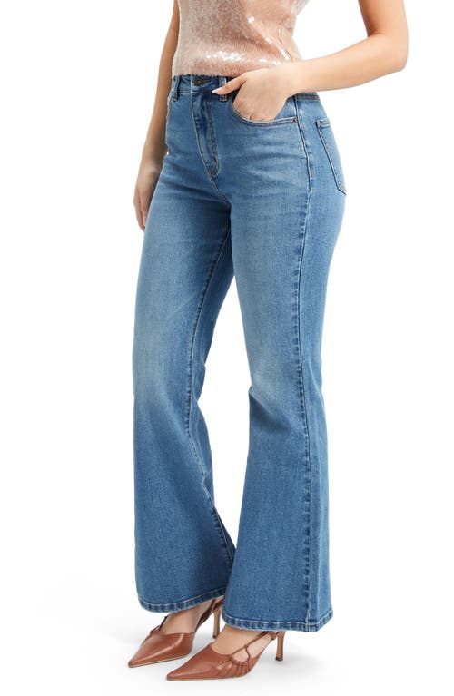 Bardot Daxton Low Rise Bootcut Jeans In Dark Denim