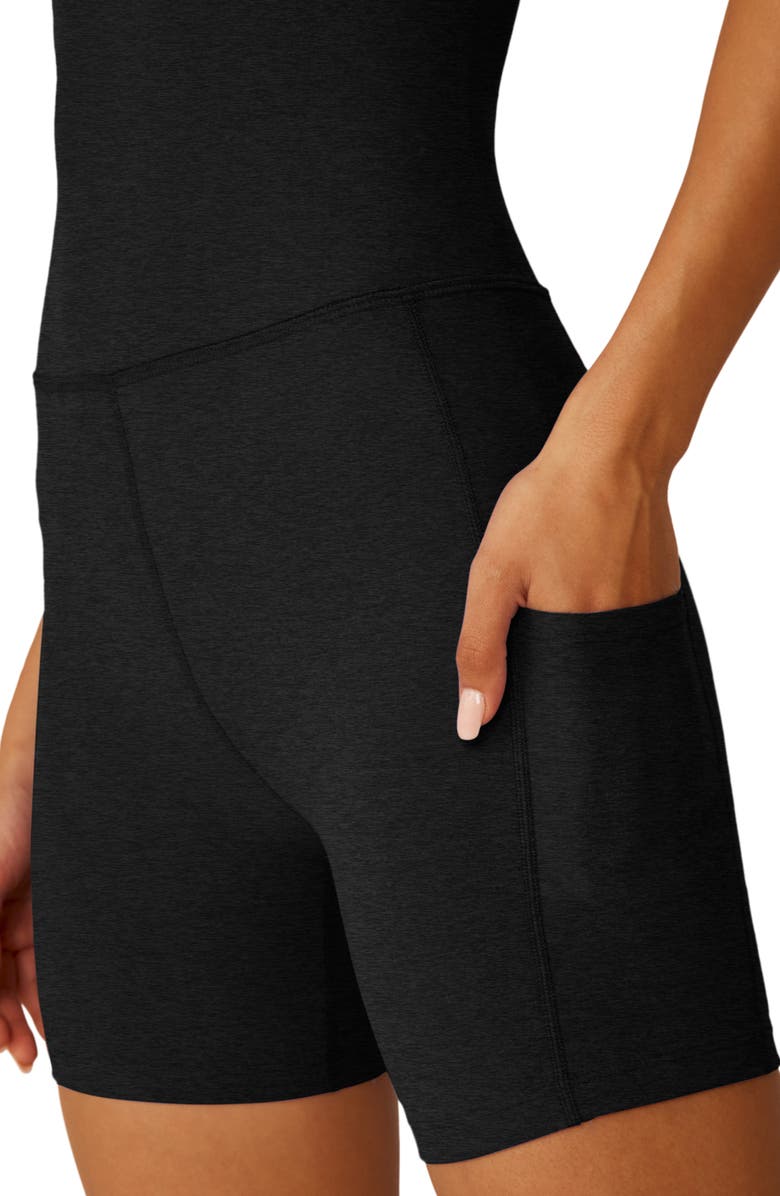 Beyond Yoga Space Dye Bike Romper, Alternate, color,