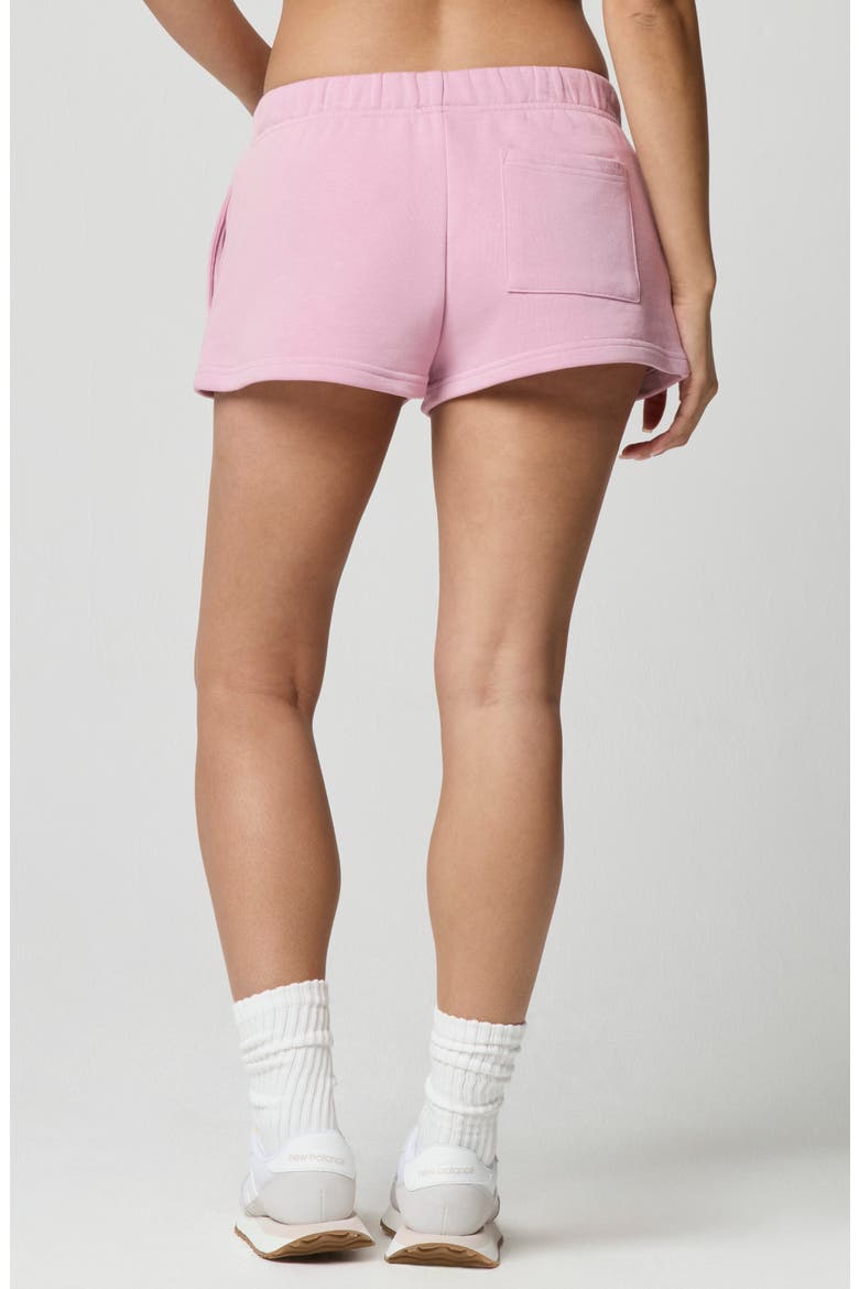 Cozy Crush Sweat Shorts, Alternate, color, DAWN PINK