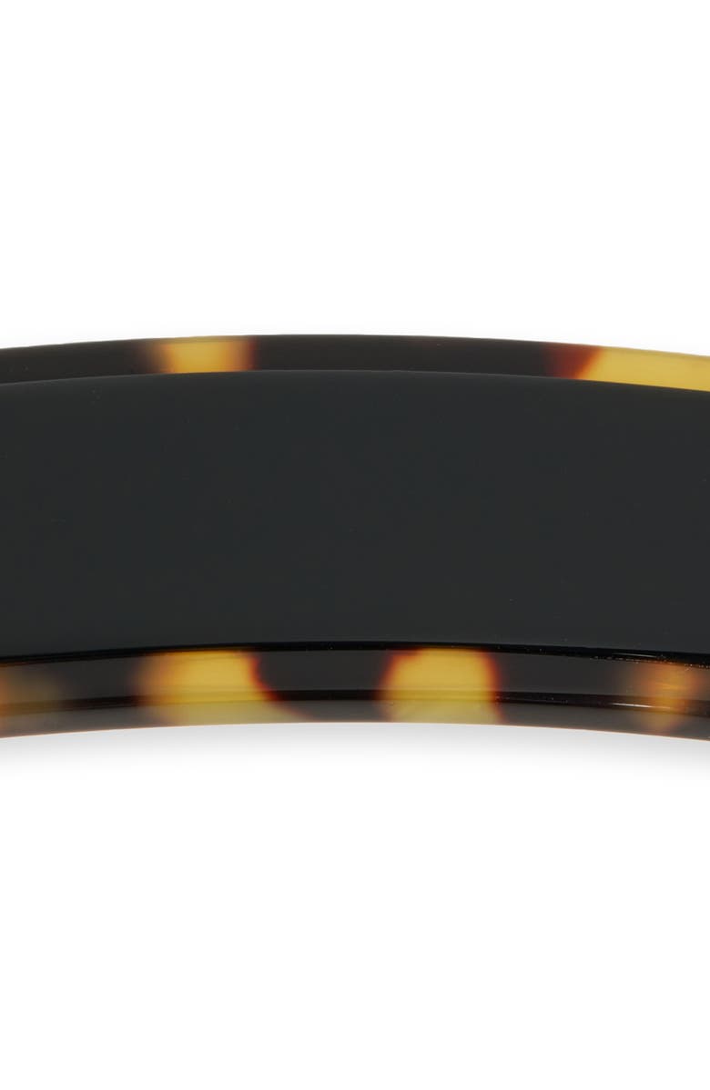Alexandre de Paris Tortoiseshell Pattern Barrette, Alternate, color, Black And Tortoise