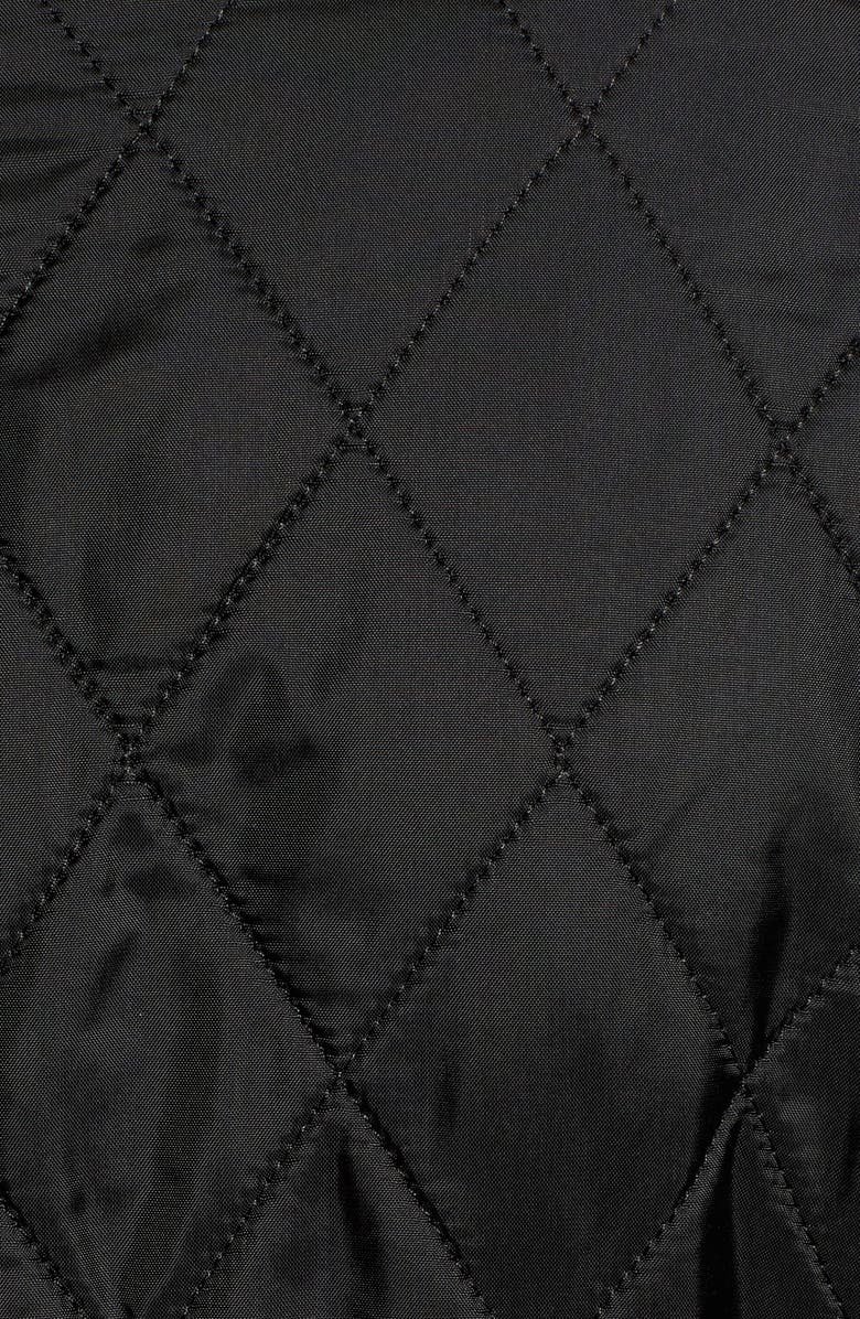 Barbour Beadnell Quilted Jacket, Alternate, color, Black/Black