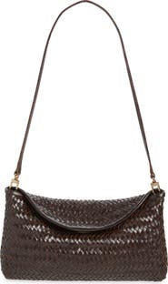 Madewell The Signature Woven Leather Clutch