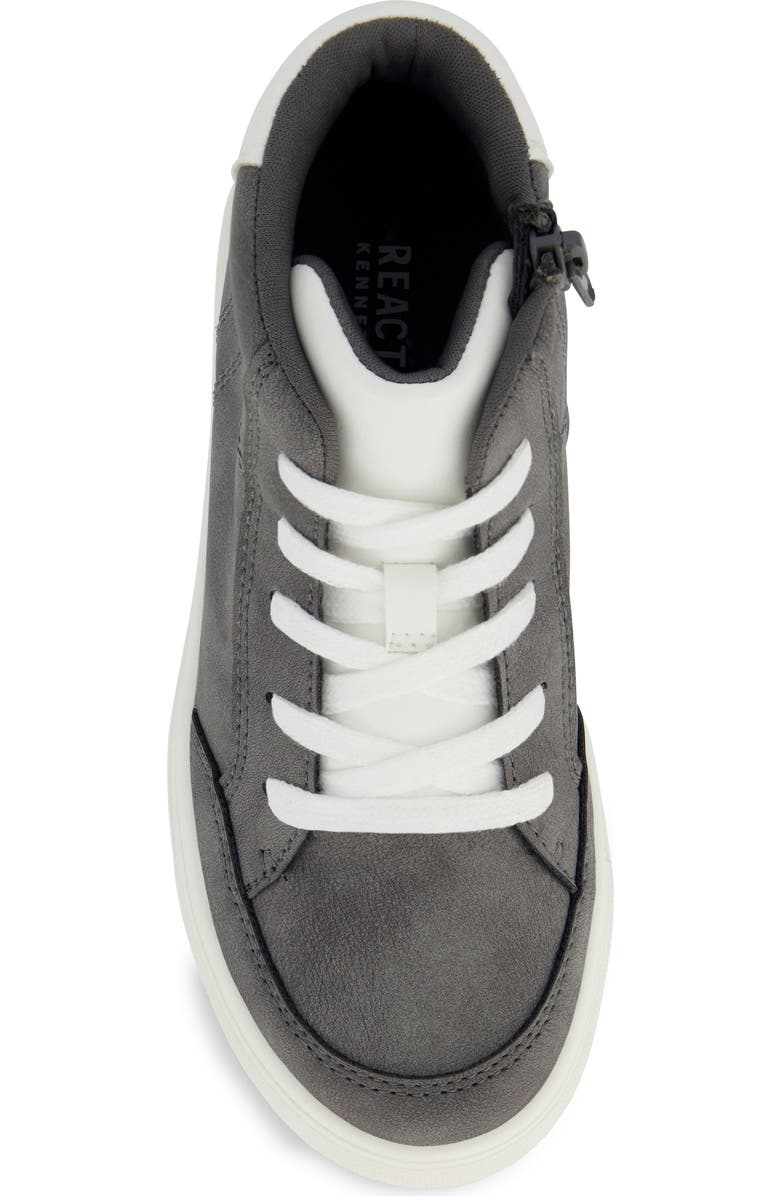 Kenneth Cole Kids' Aaron Dutton High Top Sneaker, Alternate, color, Grey