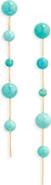 BaubleBar Madeline Turquoise Bead Drop Earrings