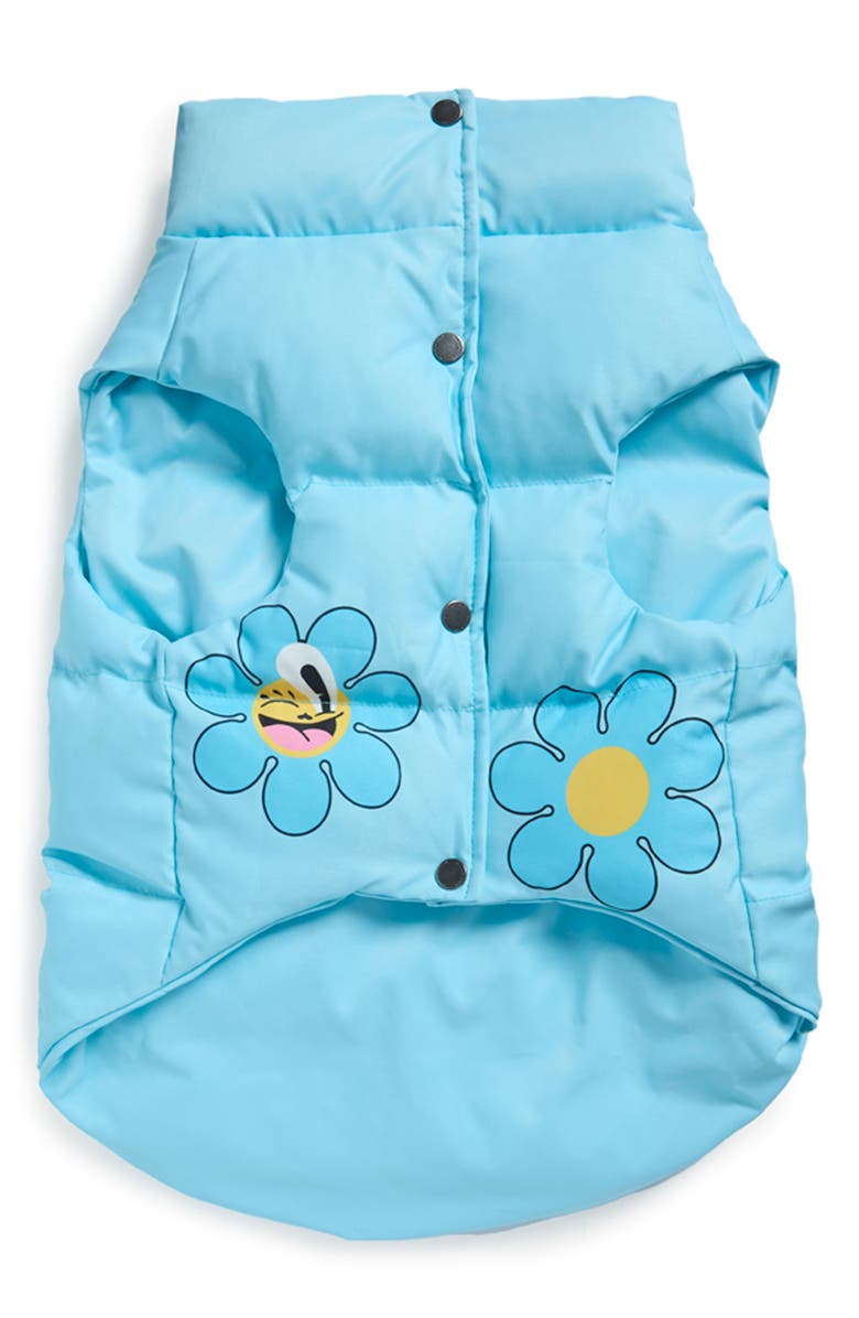 maxbone x Marc Jacobs Arabella Dog Puffer Vest, Alternate, color, Light Blue