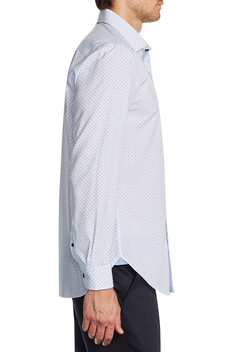 W.R.K Trim Fit Performance Stretch Print Dress Shirt, Alternate, color, 