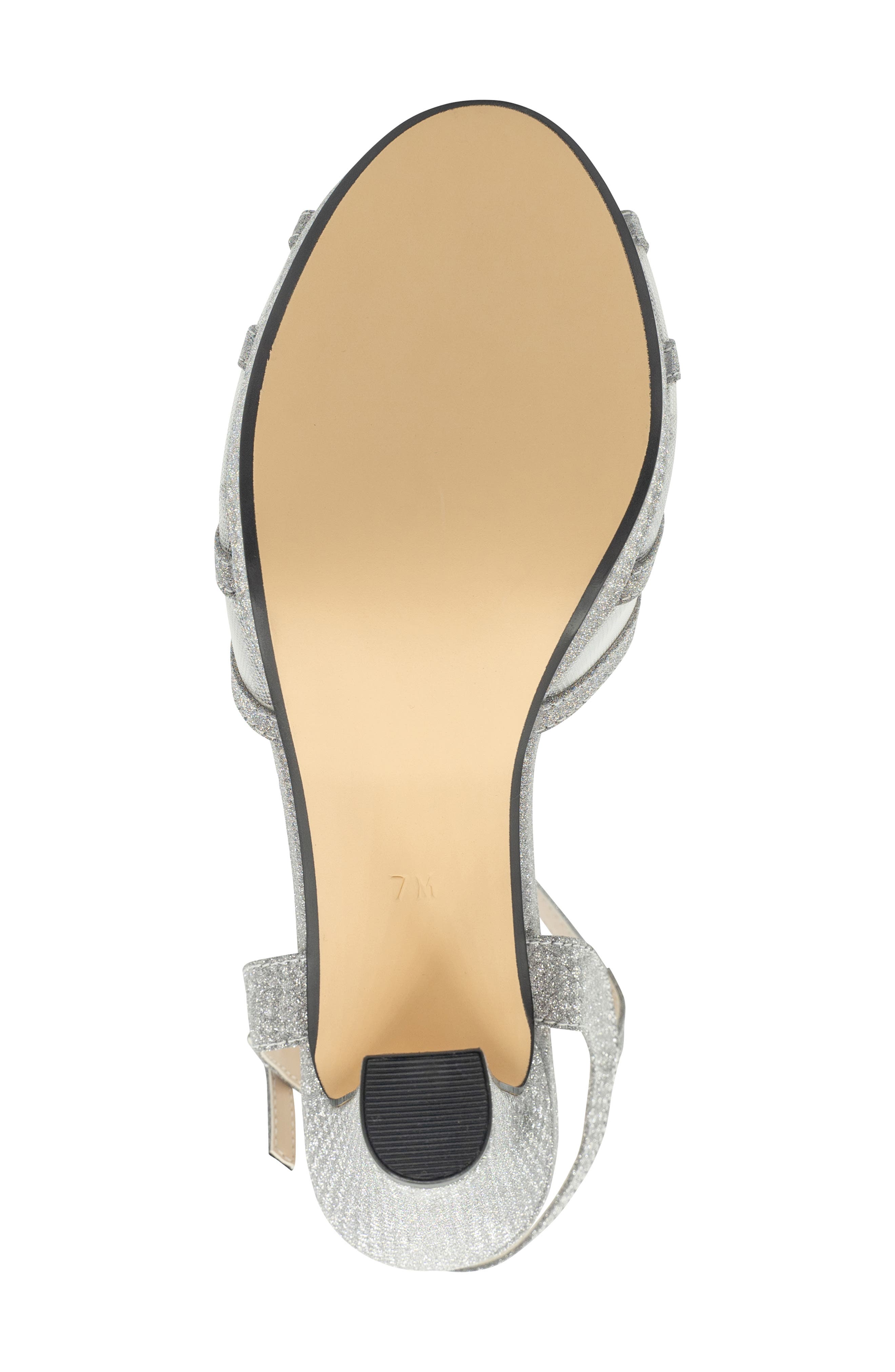 Touch Ups Anya Ankle Strap Sandal, Alternate, color, Silver