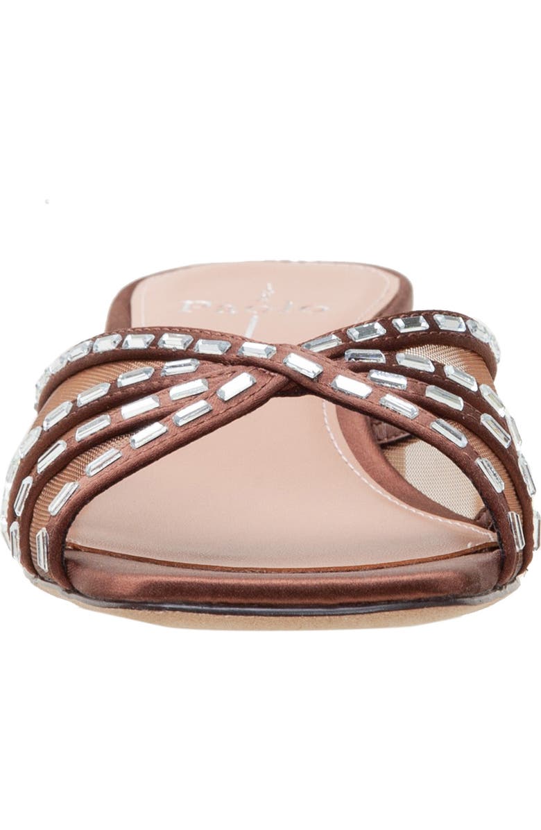 Linea Paolo Ivona Slide Sandal, Alternate, color, Chocolate