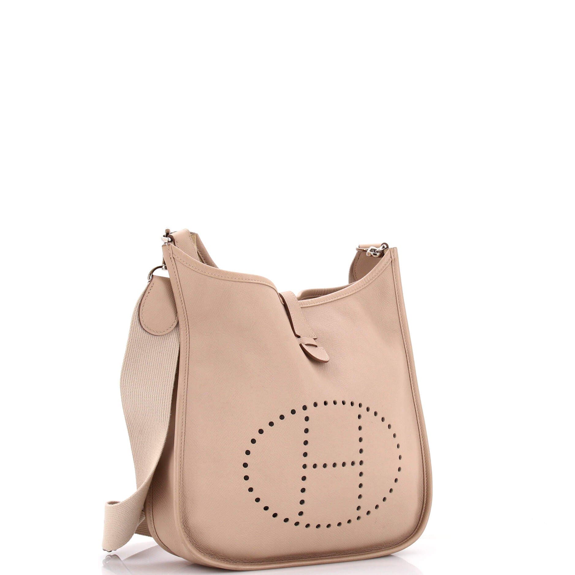 Pre-Owned Hermes Evelyne Bag Gen III Epsom PM, Alternate, color, Trench