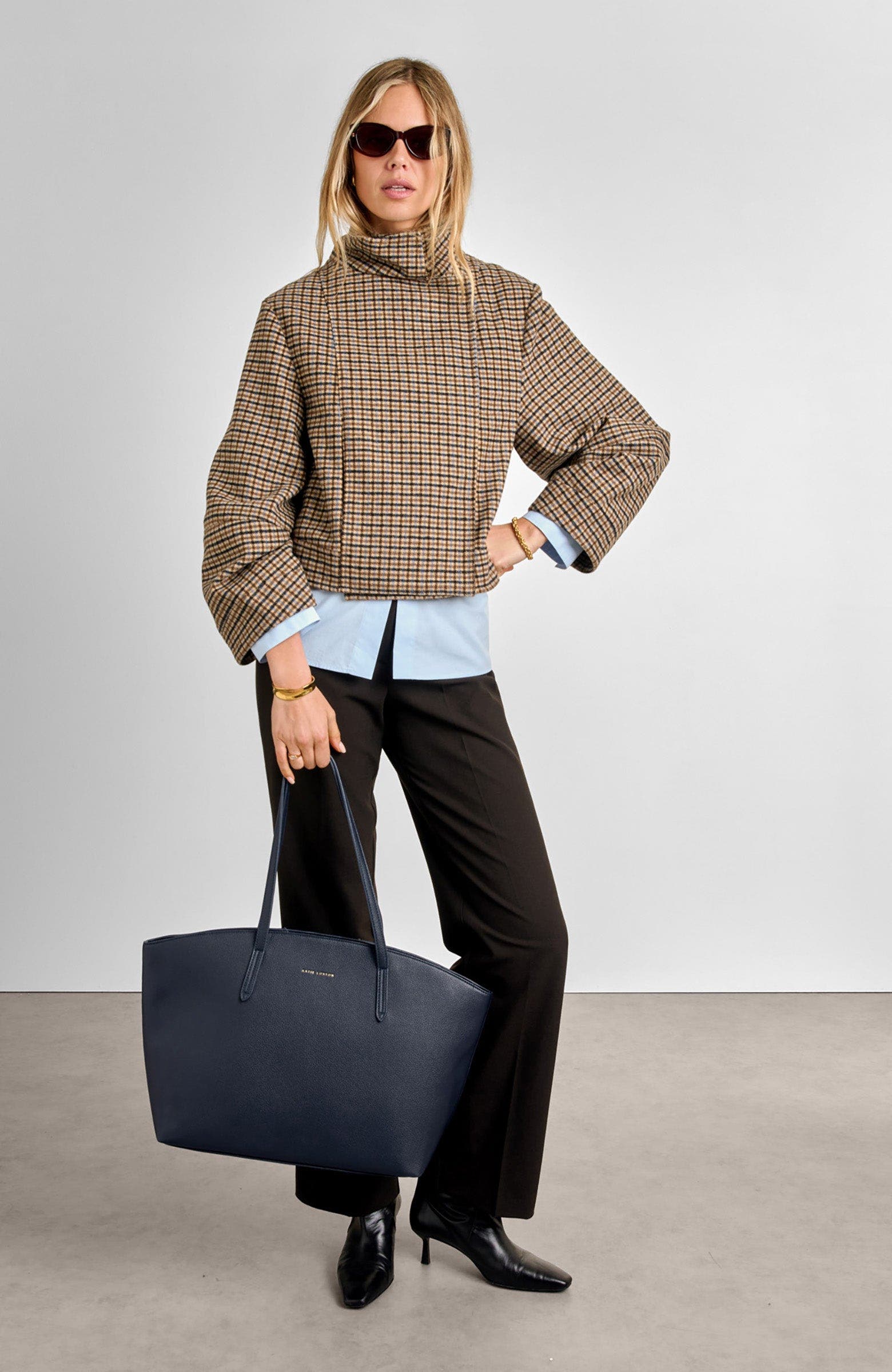 Harlyn Work Tote Bag, Alternate, color, Navy