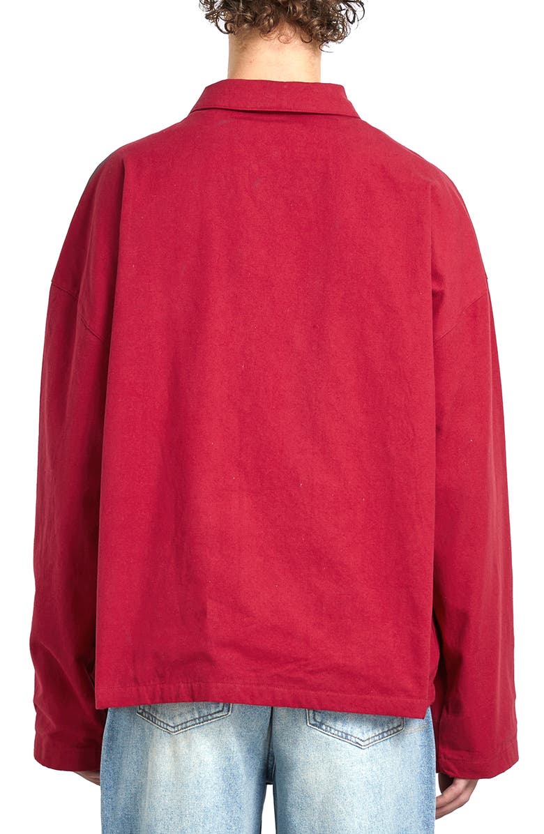 Profound Floral Embroidered Work Shirt Jacket, Alternate, color, 