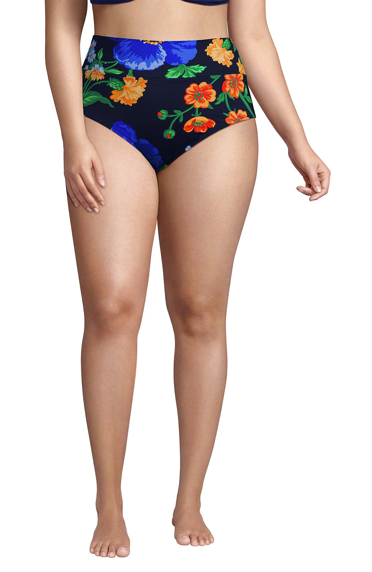 Navy/Exploded Poppy Floral
