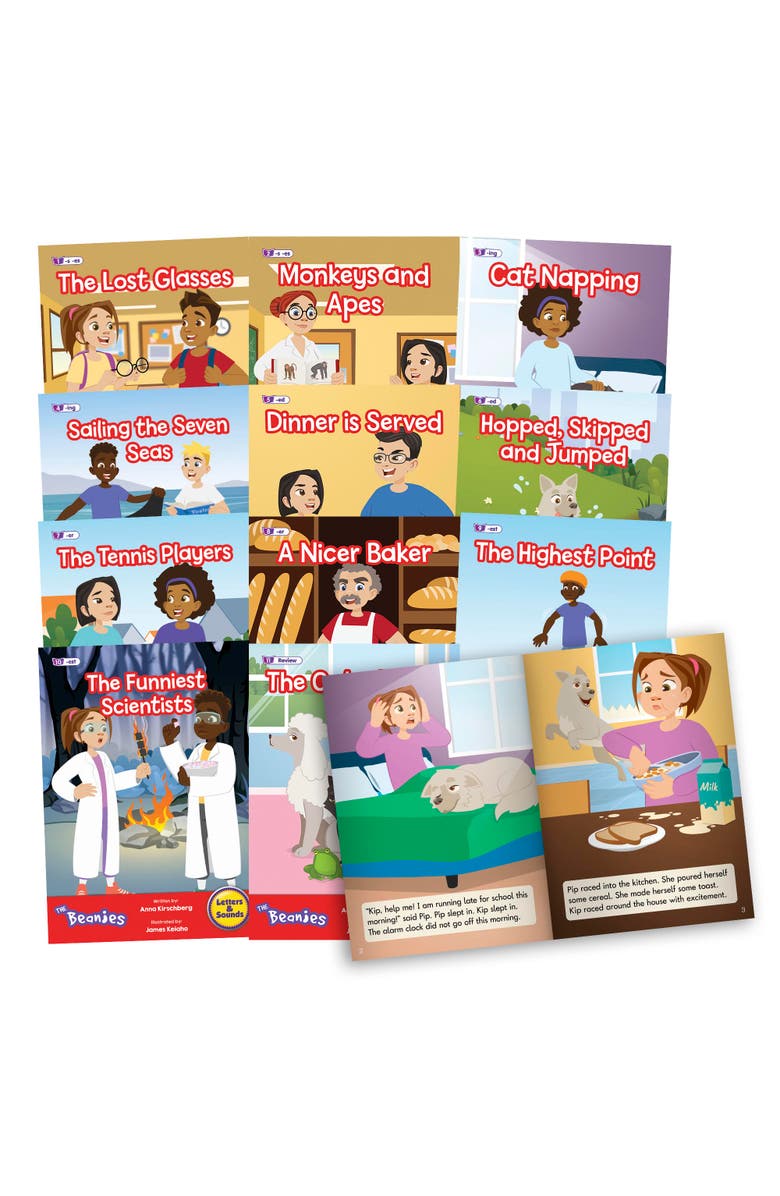 Beanstalk Books The Beanies Hilo Diversity Decodables Phase 6 Set 2 W/ 12 Books, Alternate, color, Multicolored
