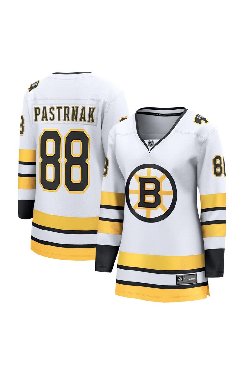 FANATICS Women's Fanatics David Pastrnak White Boston Bruins Away Breakaway Player Jersey, Main, color, White