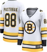 FANATICS Women's Fanatics David Pastrnak White Boston Bruins Away Breakaway Player Jersey