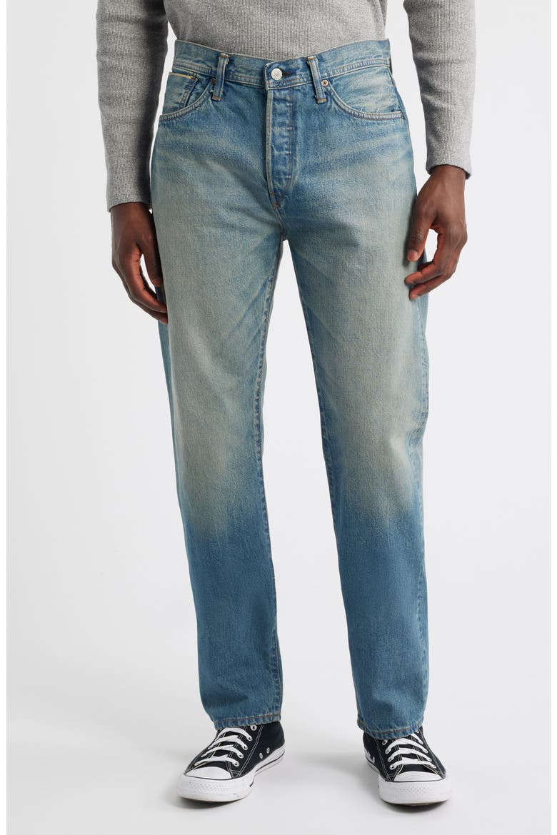 Straight Leg Jeans, Main, color, TENZAN