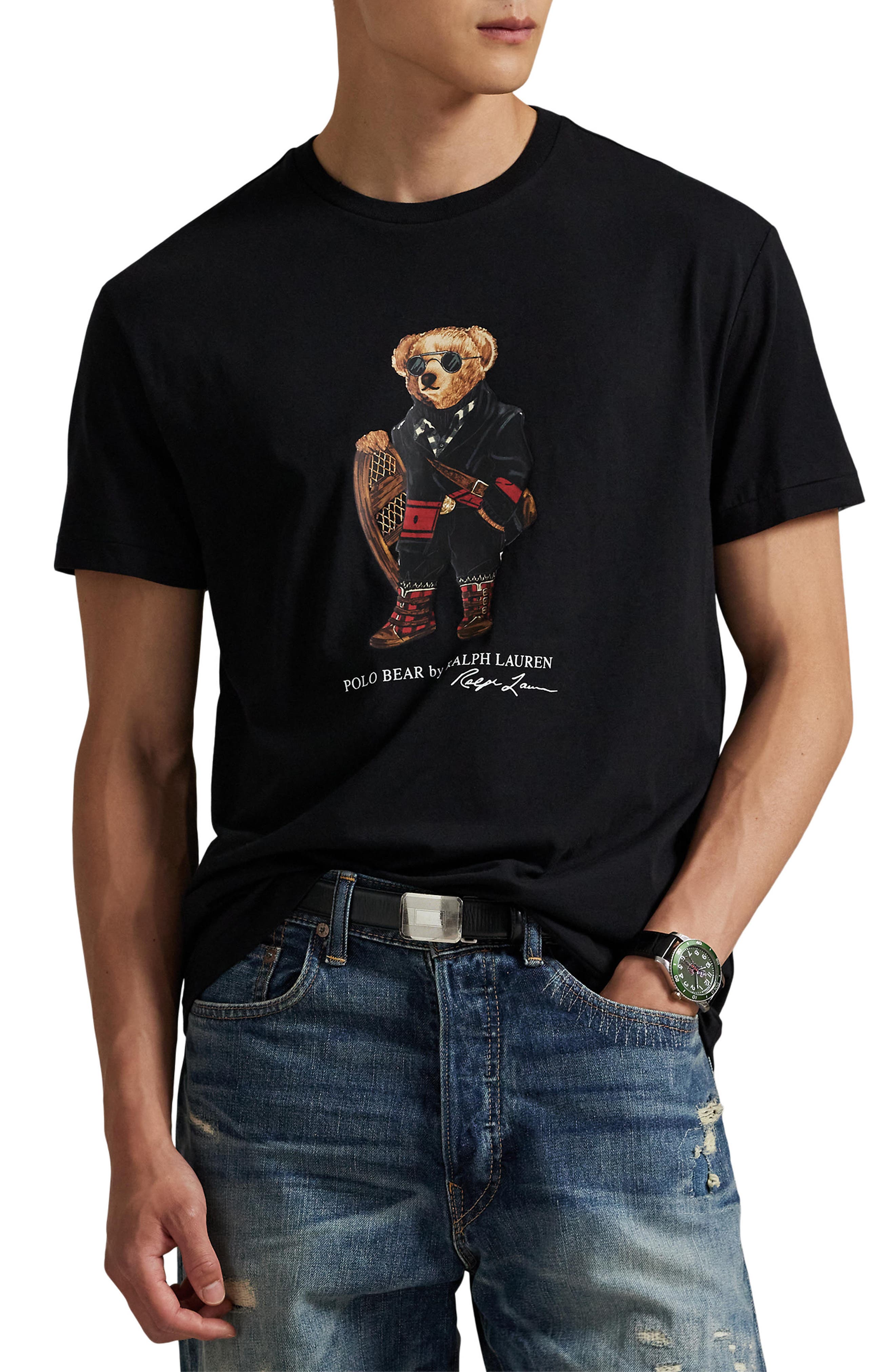 Polo Ralph Lauren Classic Fit Polo Bear Graphic T-Shirt (Men