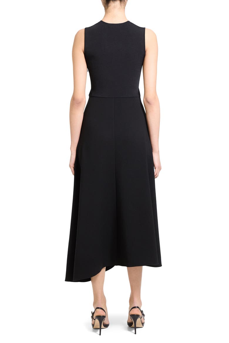 Asymmetric A-Line Dress, Alternate, color, BLACK - 001
