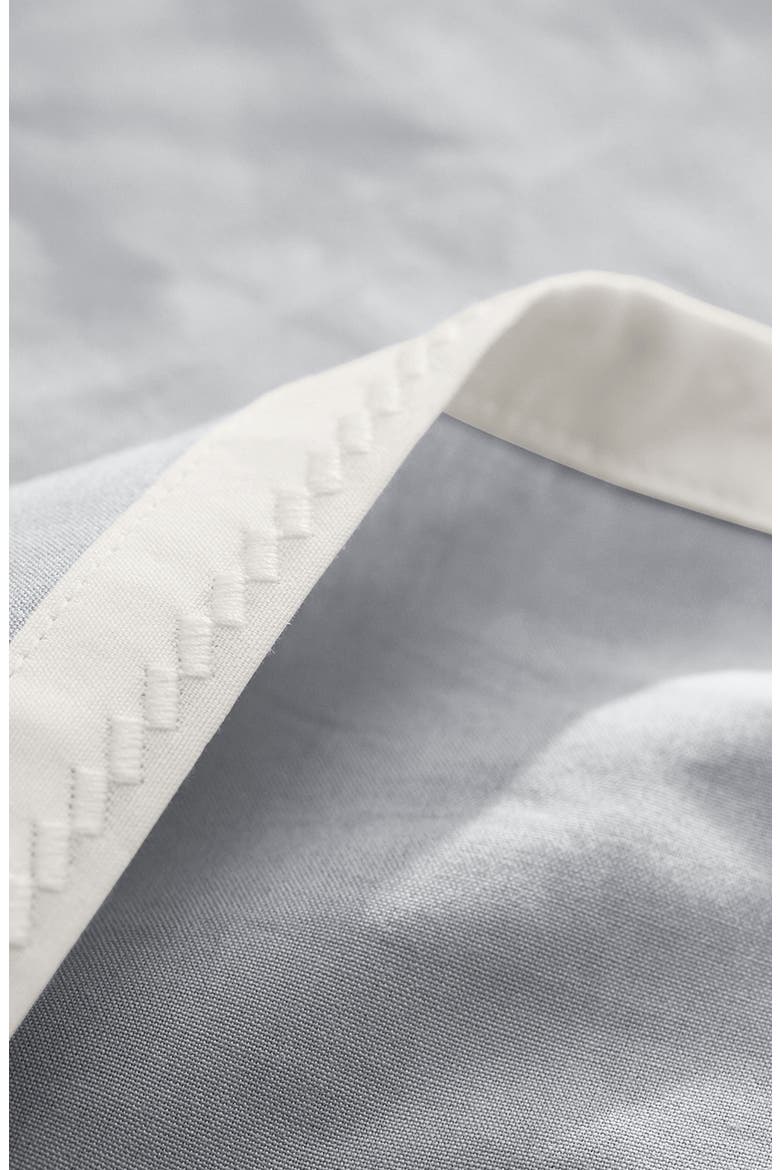 Framed Percale Sheet Set, Alternate, color, SKY/ WHITE