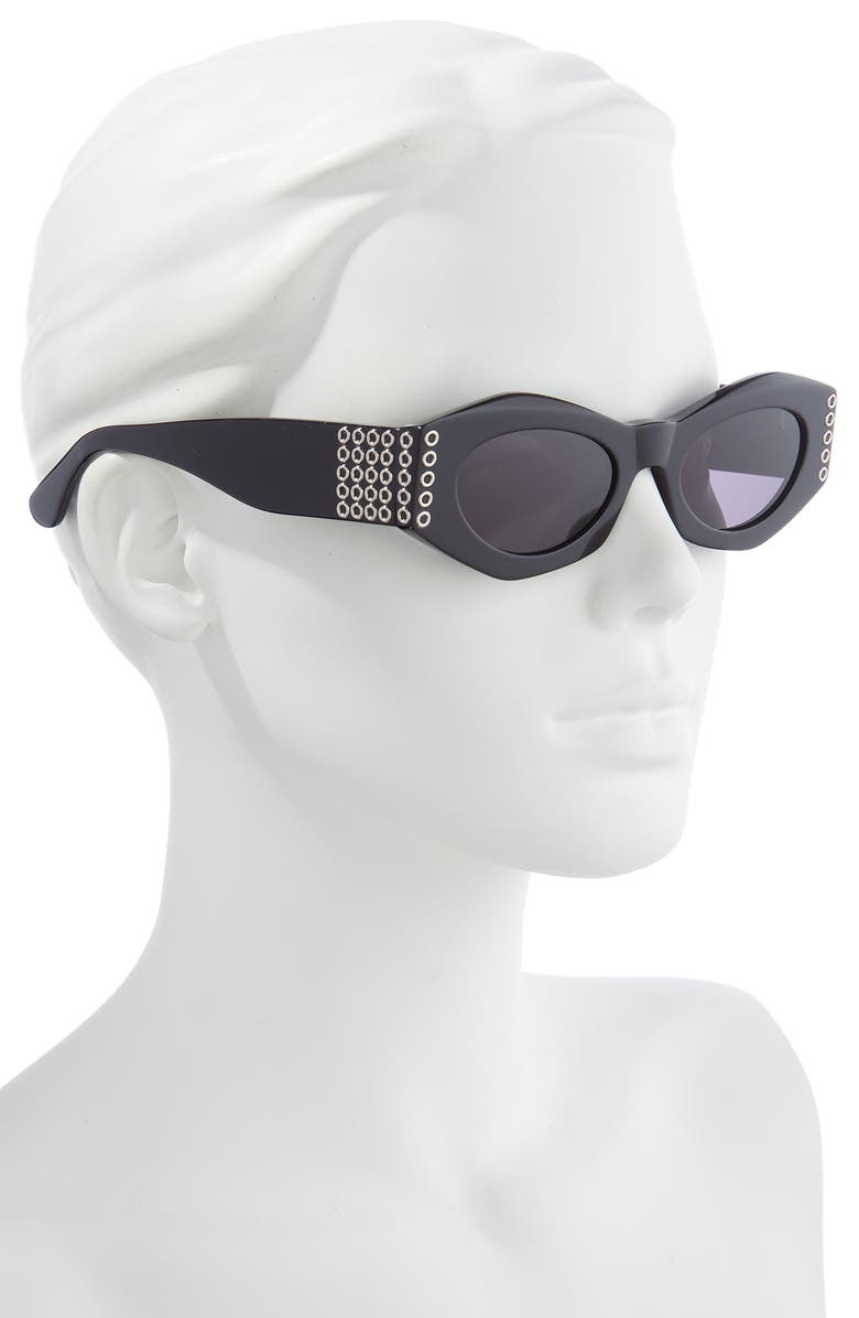 Alaïa 50mm Butterfly Sunglasses, Alternate, color, 