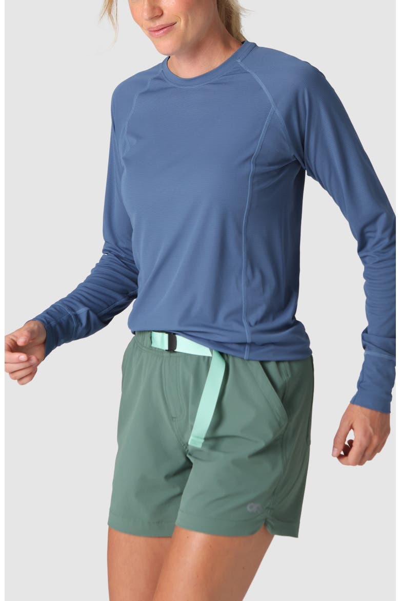 Echo Performance Long Sleeve T-Shirt, Alternate, color, SKYLINE